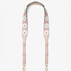 Michael Kors Guitar Strap Floral Applique Bag Strap Pink Replacement Strap